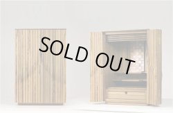 画像3: 国産高級仏壇【モダン仏壇：高級ウォールナット材・豪華無垢扉　清流20号】上置き小型仏壇・ミニ仏壇　送料無料