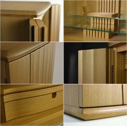 画像5: 【国産仏壇】現代調モダン【稀少　神代楡（ニレ）材・モダン仏壇：フィール20号】小型仏壇　送料無料