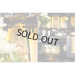 画像6: 伝統型高級唐木仏壇【優美な和み仏壇 -道- 20号天然黒檀杢】本格二重扉仕様　上置き小型仏壇・ミニ仏壇　送料無料