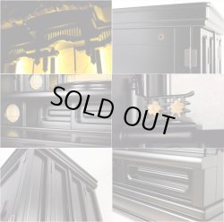 画像5: 伝統型高級唐木仏壇【優美な和み仏壇 -道- 20号天然黒檀杢】本格二重扉仕様　上置き小型仏壇・ミニ仏壇　送料無料