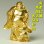 画像1: 国産仏像・開運招福七福神・布袋尊・合金製24k金メッキ 金色 縁起物 贈り物 新築祝い 開店祝い　送料無料 (1)