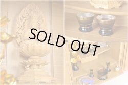 画像5: モダン仏壇【明るい印象のタモ材：ノエル ライト色 20号】角度調整ダウンライト装備　小型仏壇　送料無料