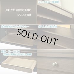 画像4: 国産仏壇【モダン仏壇　クレセント16号：ウォールナット調/ブラックガラス】小型仏壇　LEDダウンライト装備　送料無料