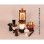 画像6: 【仏壇・仏具セット・胡蝶】１４号・ケヤキ調、ミニ仏壇、小型仏壇、上置き仏壇、伝統的なダルマ型仏壇、送料無料