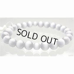 画像4: 京都の数珠職人手製【京念珠：キャッツアイ共仕立：灰色】男性用数珠・正絹頭付房　化粧箱付でネコポス送料無料