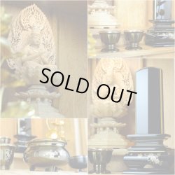 画像4: 国産高級仏壇【屋久杉杢　宮浦（みやうら）：20号】上置き小型仏壇　送料無料