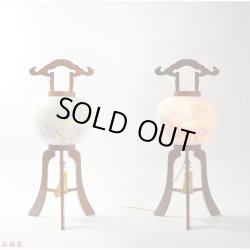 画像2: 特選　お盆提灯【岐阜提灯：組立簡単マグネット仕様・天然木・二重張り・電球灯　撫子10号】 送料無料