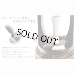 画像8: 特選　お盆提灯【岐阜提灯：組立簡単マグネット仕様・天然木・二重張り・電球灯　撫子10号】 送料無料