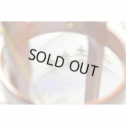 画像7: 特選　お盆提灯【岐阜提灯：組立簡単マグネット仕様・天然木・二重張り・電球灯　撫子10号】 送料無料