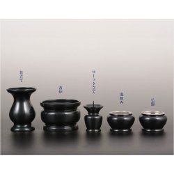 画像2: 国産仏具【パールのような輝き モダン仏具セット：ほしうみ　5具足2.5寸】現代調仏具 送料無料