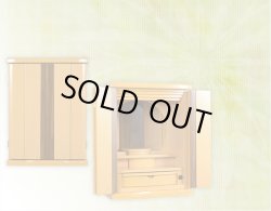 画像2: 本尊をより引き立てる内欄間【タモ調モダン仏壇：ノーリス 12×16 ライトブラウン】小型仏壇 ミニ仏壇　送料無料