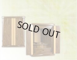 画像2: 本尊をより引き立てる内欄間【ウォールナット調モダン仏壇：ノーリス 12×16 ダークブラウン】小型仏壇 ミニ仏壇　送料無料