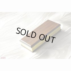 画像2: 国産仏具【モダン唐木過去帳　榛名（はるな）：天然木ウォールナット無垢材　4.5寸】仏壇用仏具