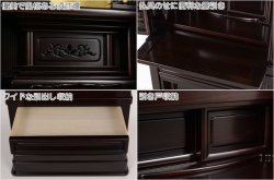 画像4: 大型仏壇【伝統型仏壇：福山57-20　黒檀調】本格仏壇　送料無料