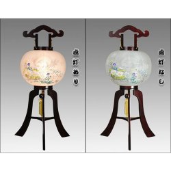 画像2: 特選　お盆提灯【秋かすみ行灯11号二重張　11号サイズ】家紋　お盆・お彼岸・行灯・精霊棚・盆棚・仏具　