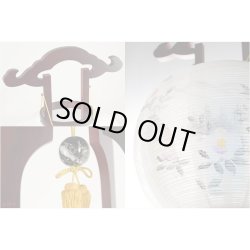 画像4: 特選　高級お盆提灯【岐阜提灯：11号 一対（2台）白椿（しろつばき）雲龍紙仕様 天然木 回転灯付き】送料無料　盆ちょうちん　行灯　盆用品　新盆　初盆　一対提灯　送料無料