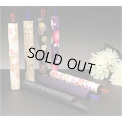 画像7: お墓参りに便利【革新的な和デザイン京友禅：モダン線香筒　柄番号5】仏具・線香・お盆・お彼岸