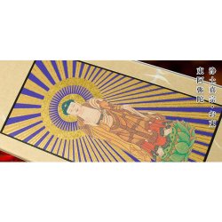 画像3: モダン掛け軸【クレア　浄土真宗東大谷派　ご本尊のみ　サイズ大】高さ調整可能、置くだけで簡単設置　クリスタルのような透明感　送料無料