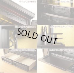 画像7: 天然ブナ杢の優雅な伝統型仏壇【明珠（めいじゅ）23号　紫黒色（しこくいろ）】仏壇・仏具　上置き小型仏壇・ミニ仏壇　送料無料