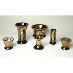 画像2: セピアぼかし・彫金モダン仏具セット【ポエム3.0寸】送料無料