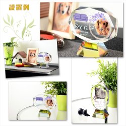 画像14: 位牌【ペット供養：クリスタルペット位牌・メモリアルモニュメント ジョリス・オーバル サイズ小（3.5寸）】モダン位牌 ペット仏壇 仏具 送料無料