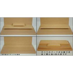 画像8: メモリアルステージ【尾花（おばな）】ブナ材・ダーク色・オープン型仏壇・手元供養 パーソナル供養・送料無料