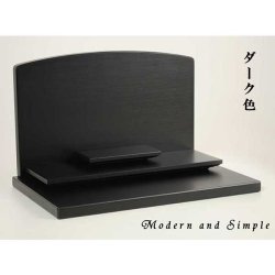 画像4: メモリアルステージ【尾花（おばな）】ブナ材・ダーク色・オープン型仏壇・手元供養 パーソナル供養・送料無料