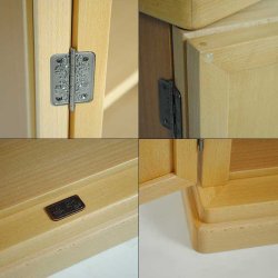 画像10: 祖霊舎・神徒壇【上下セット：天つなぎ21号＋ひまわり】ナチュラル色　高級ブナ材　神道　御霊舎　霊璽　御霊代　神棚　送料無料