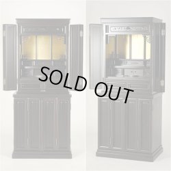 画像2: 【仏壇＋仏壇台上下セット】【明珠23号＋ひまわり】ボルドーブラック色　高級ブナ材　送料無料