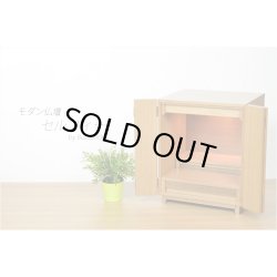 画像12: モダン仏壇【現代調ミニ仏壇：タモ杢　セルフィー16号　ライト】ダウンライト装備　小型仏壇　送料無料