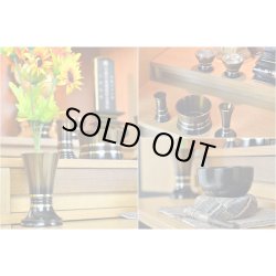 画像6: モダン仏壇【現代調ミニ仏壇：タモ杢　セルフィー16号　ライト】ダウンライト装備　小型仏壇　送料無料