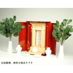 画像13: 国産モダン神棚　木曽桧使用　天護（あままもり）箱型 紅春慶塗り デラックス　送料無料