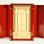 画像5: 国産モダン神棚　木曽桧使用　天護（あままもり）箱型 紅春慶塗り デラックス　送料無料