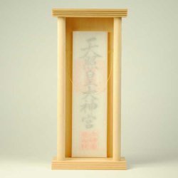 画像2: 国産モダン神棚　木曽桧使用　天護（あままもり）丸柱付（壁掛け、上置き両方対応)　送料無料
