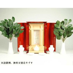 画像12: 国産モダン神棚　木曽桧使用　天護（あままもり）箱型 紅春慶塗り デラックス　送料無料