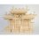 画像12: マス組付屋根違い三社（白鳥）大 唐戸・高級桧製　国産高級神棚　送料無料