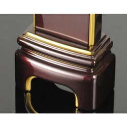 画像4: 高級ピアノ塗装メタリック風仕上げ・家具調モダン位牌【粋光：ワイン4.0寸】送料無料