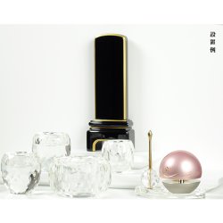 画像5: 高級ピアノ塗装メタリック風仕上げ・家具調モダン位牌【粋光：パープル4.5寸】送料無料