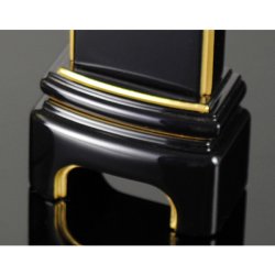 画像4: 高級ピアノ塗装メタリック風仕上げ・家具調モダン位牌【粋光：パープル4.5寸】送料無料