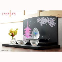 画像9: 仏具【メモリアルボトル・ガラス製ミニ骨壷：ティア　フロスト】手元供養　分骨　アッシュボトル　仏具　送料無料