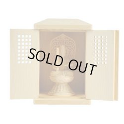 画像2: 総桧【格子扉厨子入り仏像】文殊菩薩・守り本尊・御本尊：送料無料