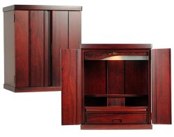 画像2: （11月上旬入荷予定）現代調モダン仏壇【ミニ仏壇：天然木総桐材　未来18号・紫檀色】送料無料nmirai18