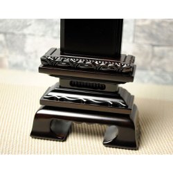 画像4: 国産会津唐木・黒檀上蓮付春日6.0寸