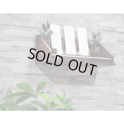 画像8: 神具付きモダン壁掛け神棚【INORI（イノリ）ウォルナット色+SORA+榊】お札立て　お札入れ　朱印帳立て送料無料