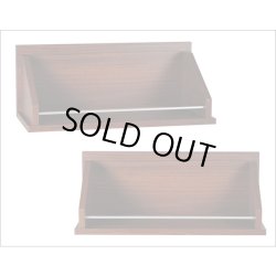 画像3: 神具付きモダン壁掛け神棚【INORI（イノリ）ウォルナット色+SORA+榊】お札立て　お札入れ　朱印帳立て送料無料