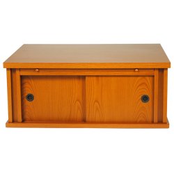 画像2: 仏壇台【法泉：ケヤキ調】サイズ【大】　選べる3色　送料無料