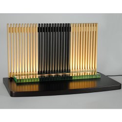 画像2: LED照明付き・メモリアルステージ【祇園（ぎおん）】ブナ材・ダーク色・オープン型仏壇・手元供養パーソナル供養・送料無料