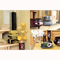 画像5: 仏壇【伝統型仏壇　屋久杉総杢：内蔵式経机装備　楠川（くすかわ）53-18】重ね仏壇　大型仏壇　送料無料