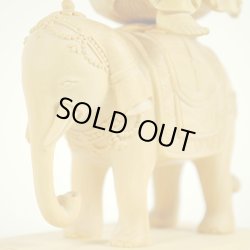 画像5: 仏像【総柘植・桃型飛天光背：上彫り　普賢菩薩＋文殊菩薩　二尊2.0寸】釈迦三尊脇侍　開運　仏壇・御本尊　趣味仏像　縁起仏像　送料無料