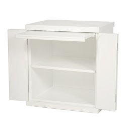 画像13: 【ワイド型】納骨壇・仏壇・仏壇台上下セット【ミニモダン仏壇・未来18号ワイド型＋仏壇台・春風】・ホワイト色（白）・送料無料shunpuwd